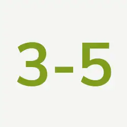 3 - 5 Jahre
